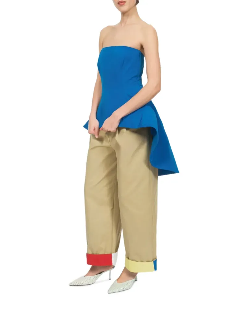 Rosie Assoulin Tilt-A-Whirl top - Blau Blau