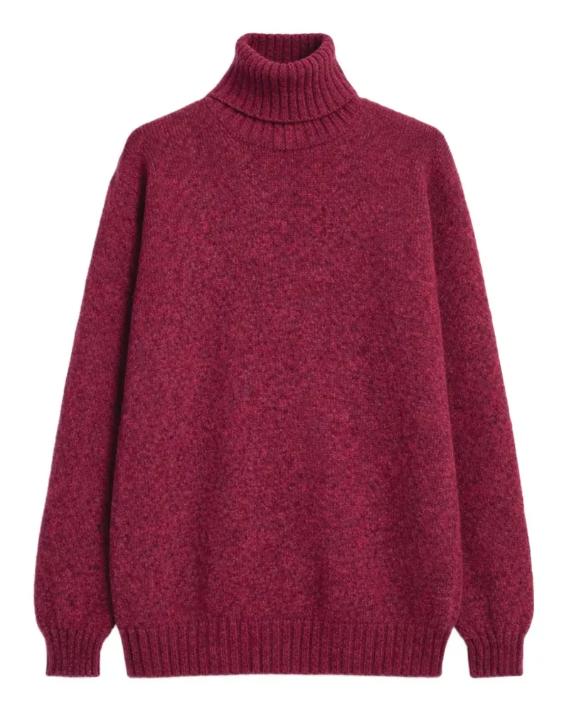 Fortela Shetland turtleneck wool sweater - Rot Rot
