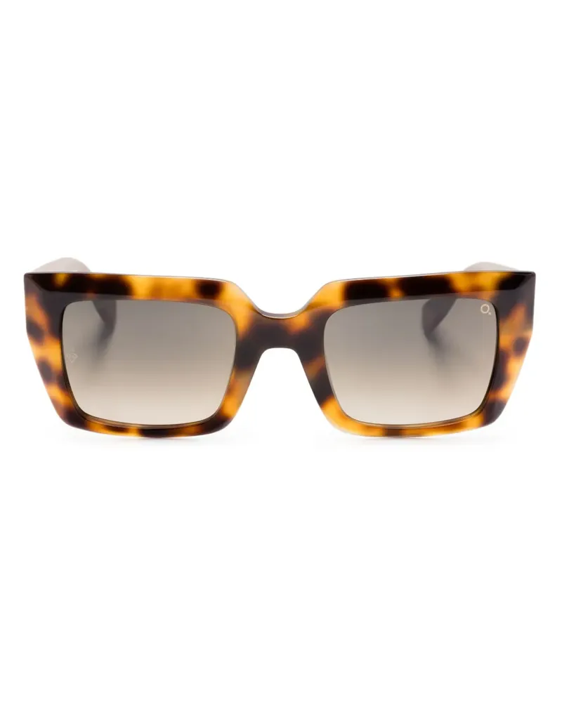 Etnia Barcelona Gorgonia Sonnenbrille mit eckigem Gestell - Braun Braun
