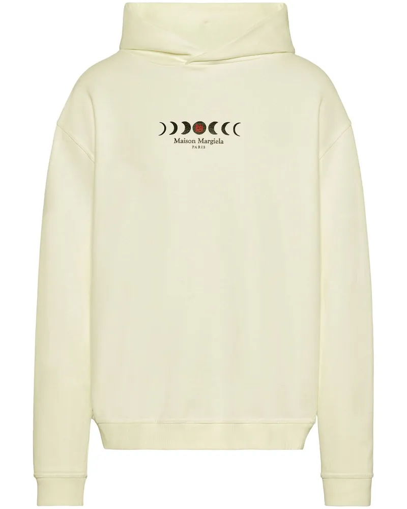 Maison Margiela Hoodie mit Logo-Print - Nude Nude