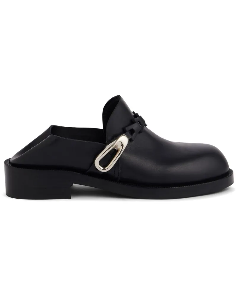 Paco Rabanne Mules aus Leder - Schwarz Schwarz