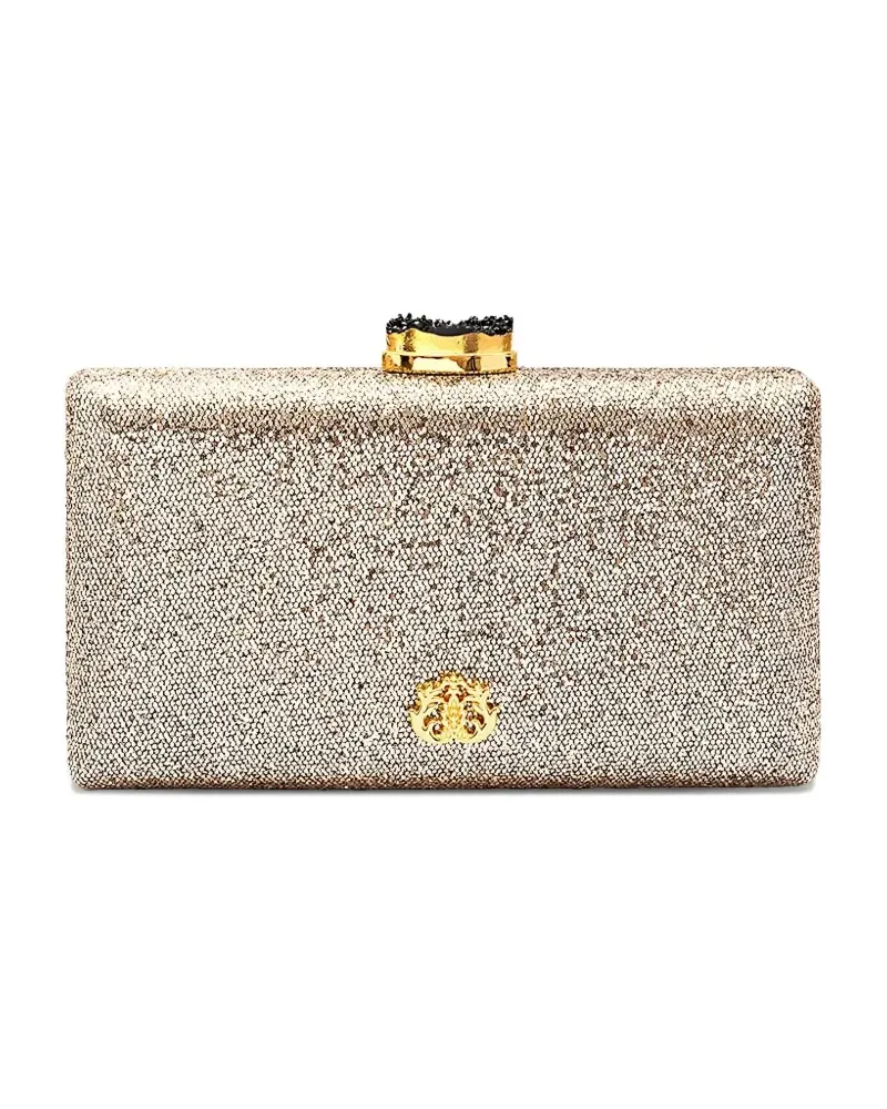 ISLA Eva Clutch mit Kristallverzierung - Gold Gold