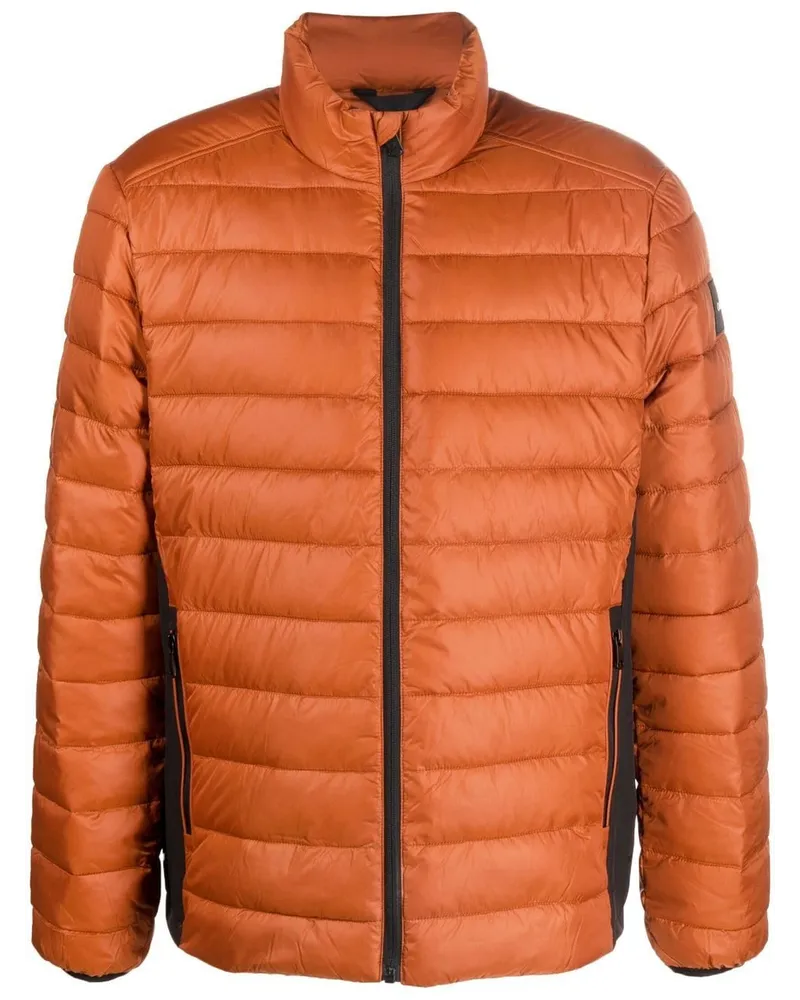 Calvin Klein Gefütterte Jacke mit Reißverschluss - Orange Orange