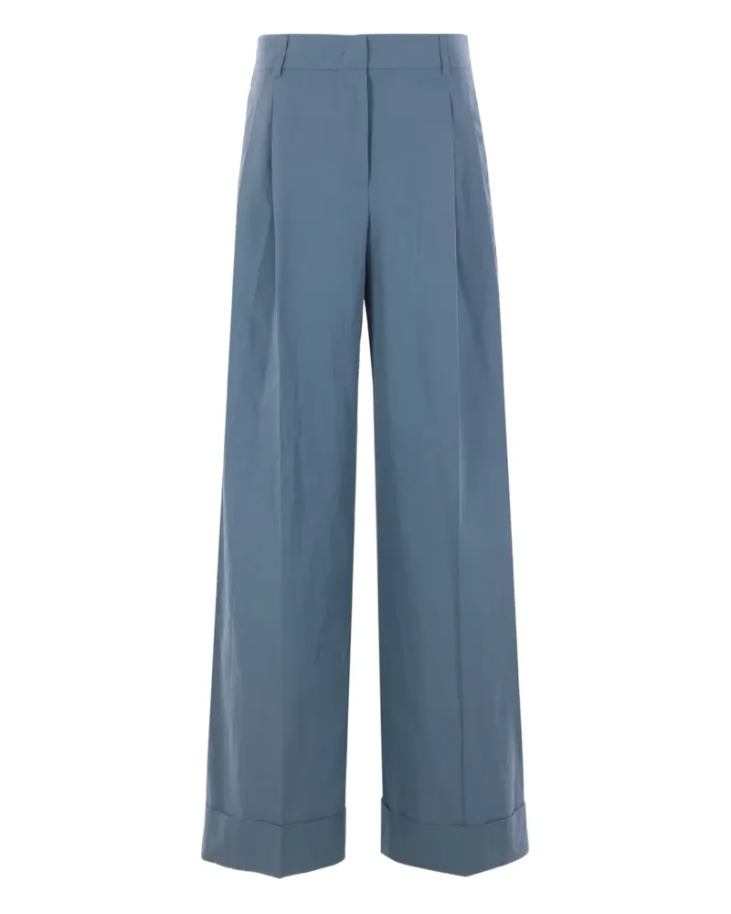 Alberto Biani Hose mit weitem Bein - Blau Blau