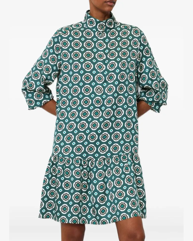 Marc O'Polo Kleid mit geometrischem Muster - Blau Blau