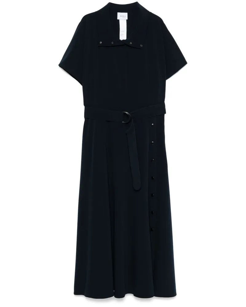 Akris Midikleid mit kurzen Ärmeln - Blau Blau