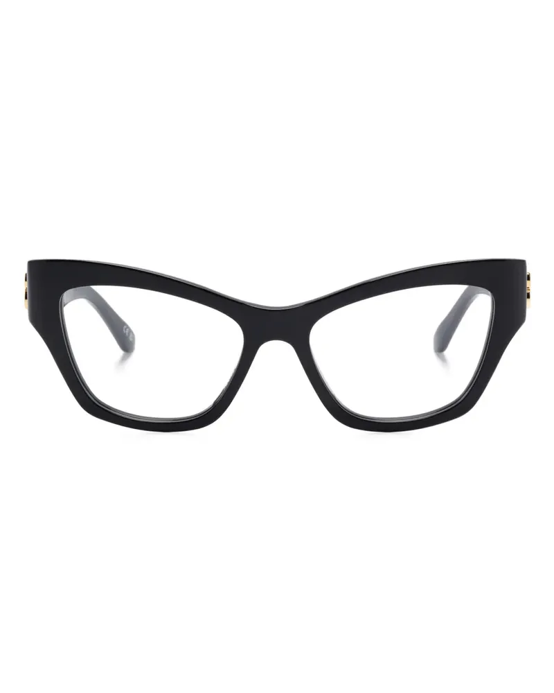 Balenciaga Brille mit Cat-Eye-Gestell - Schwarz Schwarz