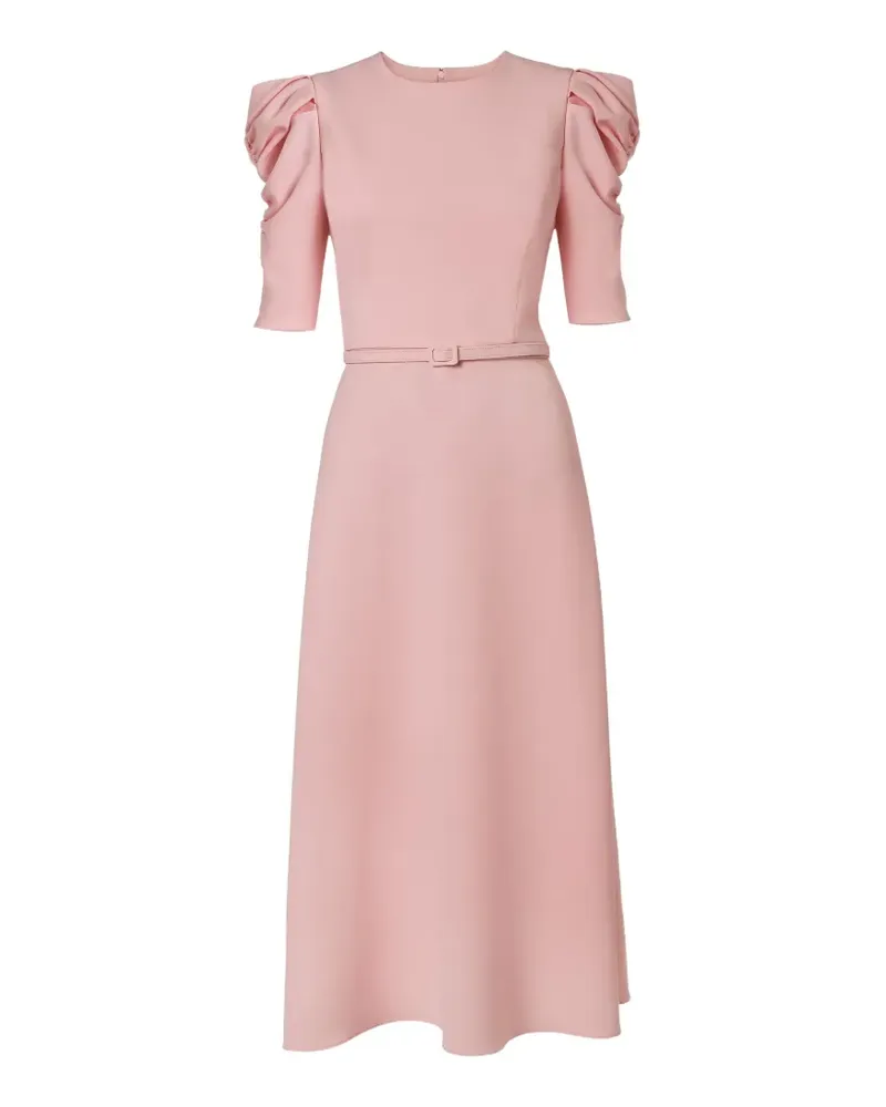 Carolina Herrera New York Midikleid mit Puffärmeln - Rosa Rosa