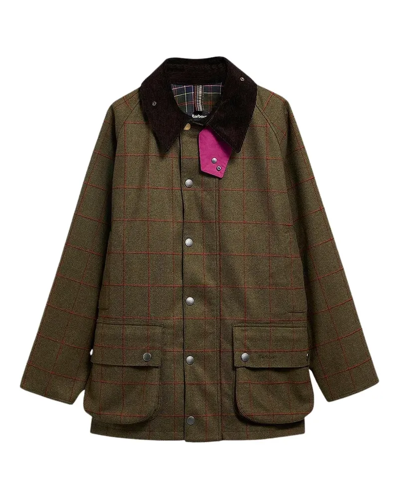 Barbour x Paul Smith Beaufort Wolljacke - Grün Grün