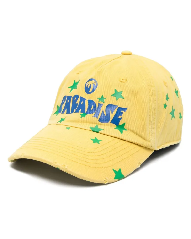 Palm Angels Paradise Baseballkappe - Gelb Gelb