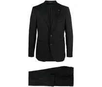 Einreihiger Anzug - Schwarz
