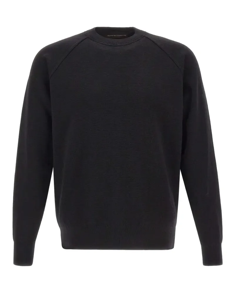 Filippo de Laurentiis raglan-sleeve sweater - Schwarz Schwarz
