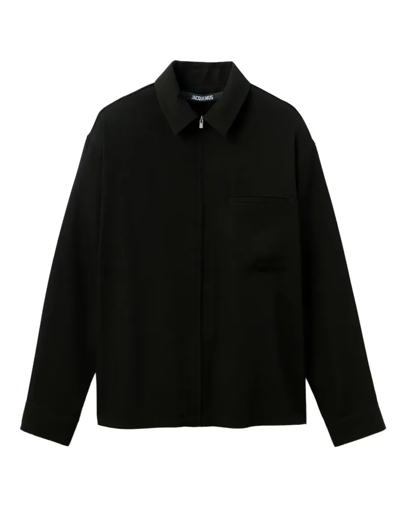 Jacquemus Mecano Hemd mit Brusttasche - Schwarz Schwarz