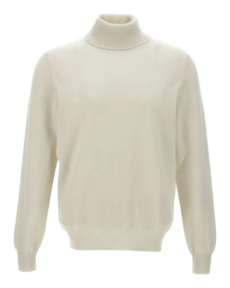 Gran Sasso Klassischer Kaschmirpullover - Weiß Weiß