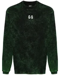 44 LABEL GROUP Sweatshirt mit Malerei-Print Schwarz