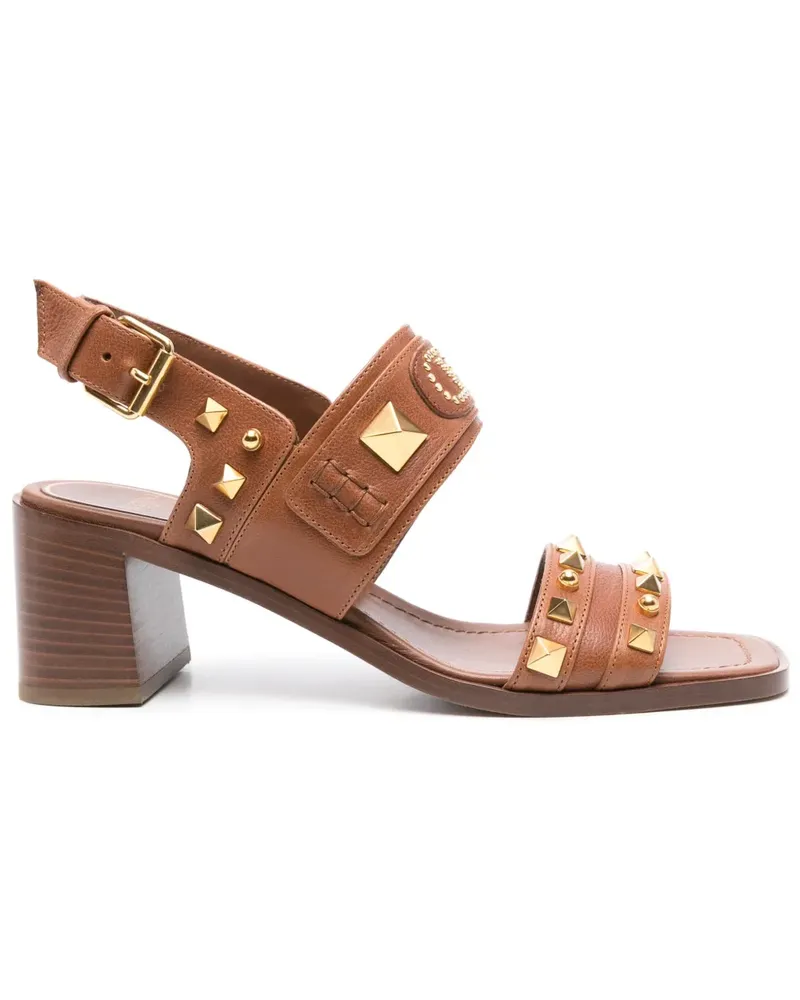 Valentino Garavani Rockstud Sandalen - Braun Braun