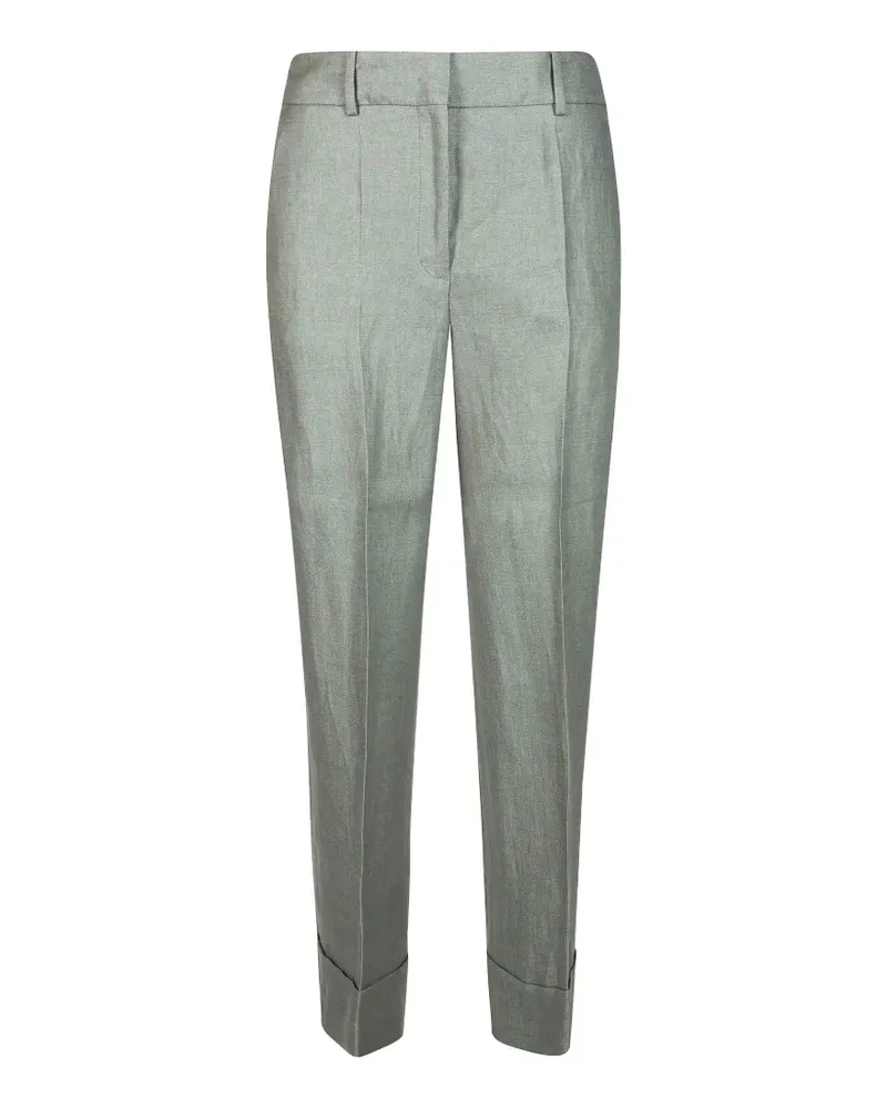 Incotex Arlys Hose mit Umschlag - Grün Grün