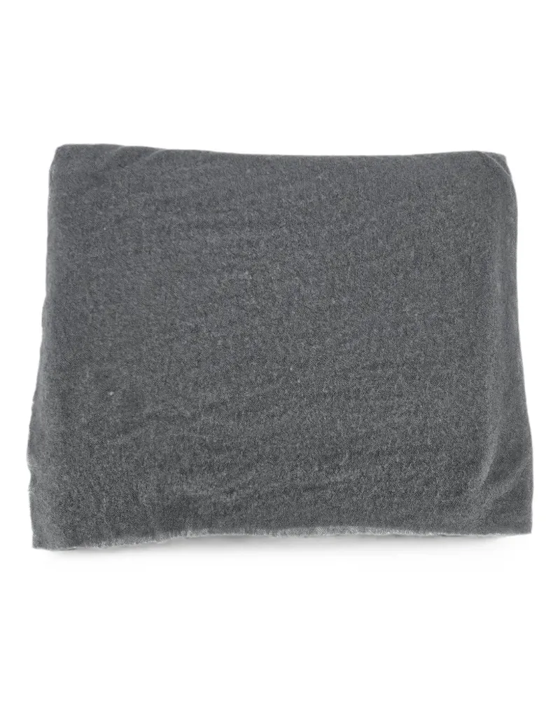 Botto Giuseppe fringed cashmere scarf - Grau Grau