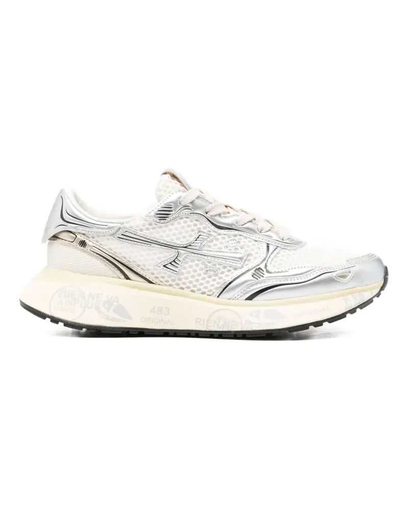Premiata Laury appliqué sneakers - Nude Nude