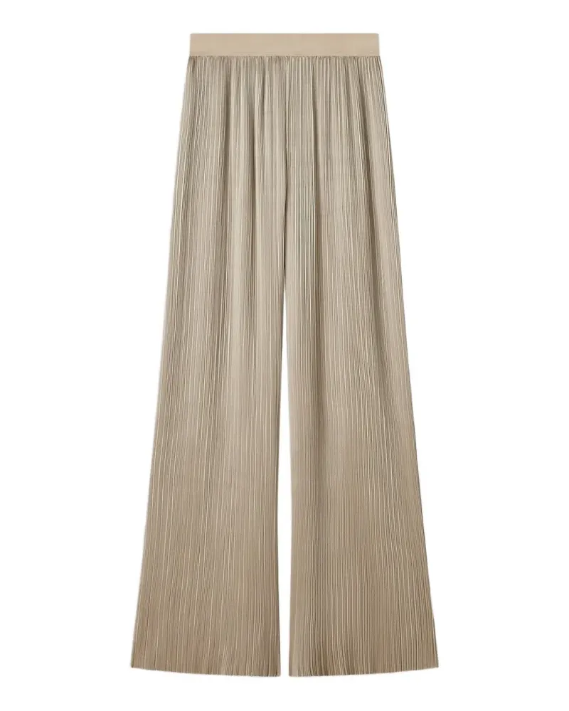 Joseph Amber pleated satin trousers - Nude Nude