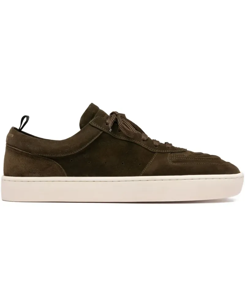 Officine Creative Italia Krab Sneakers aus Wildleder - Grün Grün