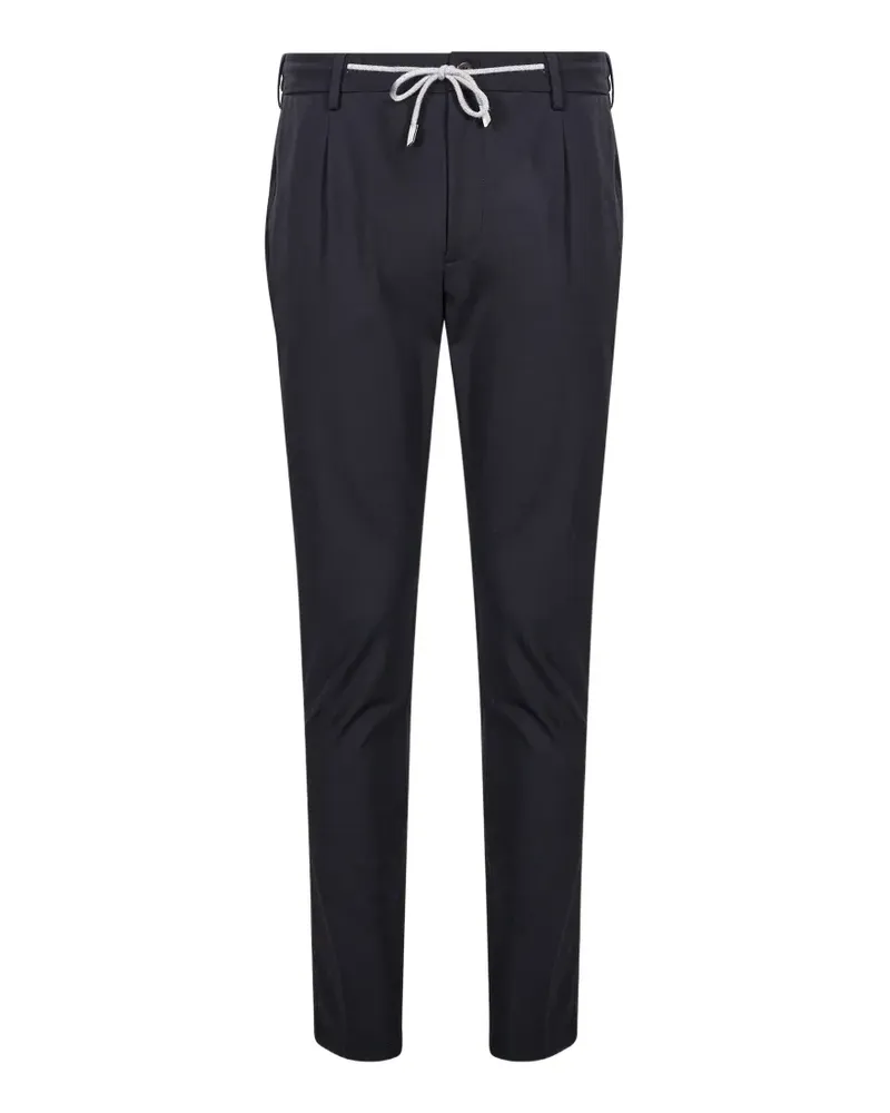 Eleventy drawstring pleated trousers - Blau Blau