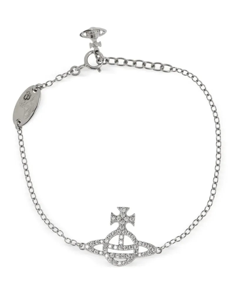 Vivienne Westwood Armband mit Orb-Schild - Silber Silber