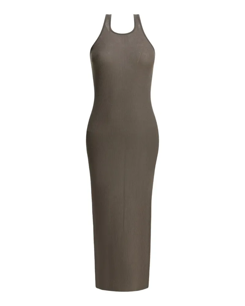 Rick Owens racer-back midi dress - Braun Braun