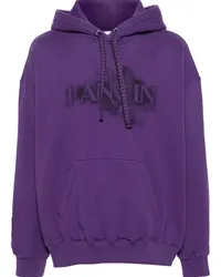 Lanvin x Future Hoodie mit Logo-Print Violett