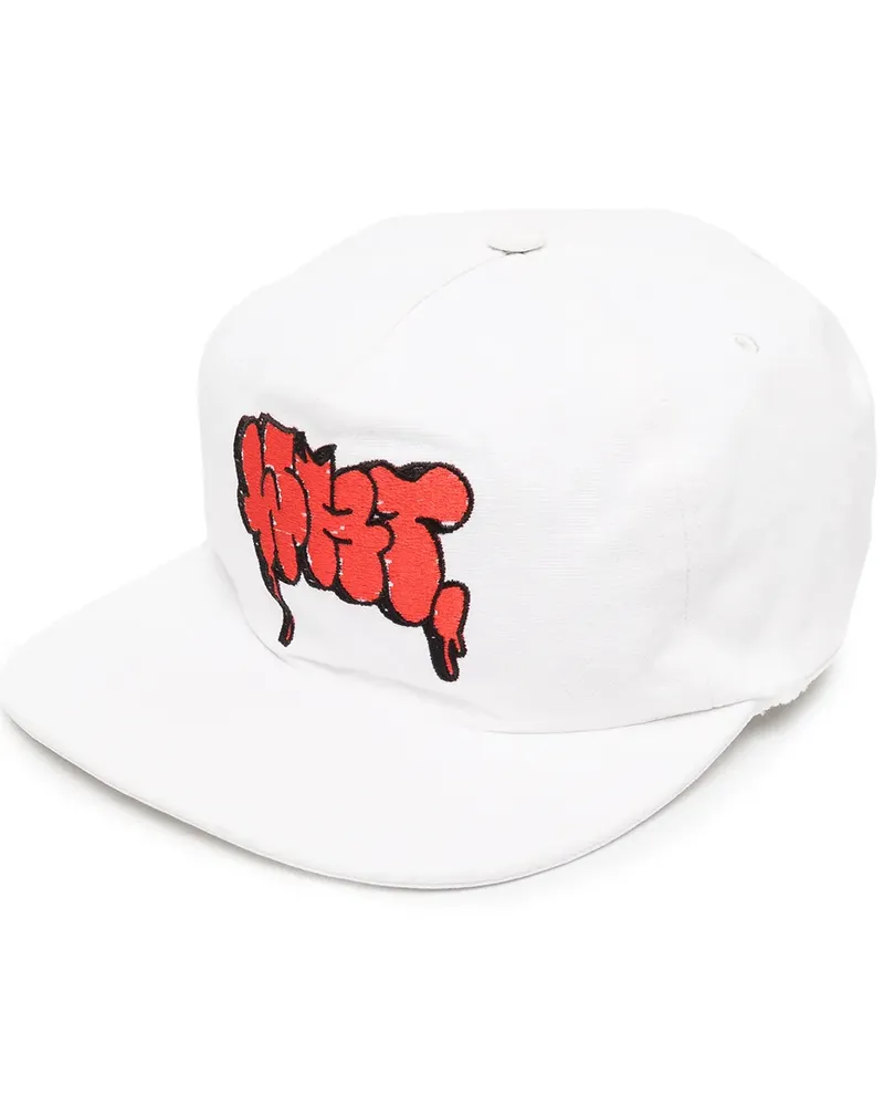 OFF-WHITE Baseballkappe mit Logo-Stickerei - Weiß Weiß