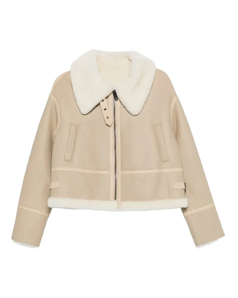 Liska Jacke mit Shearling-Besatz - Nude Nude