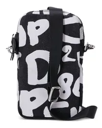 Dsquared2 Pop 80's Mini-Tasche mit Logo-Print Schwarz