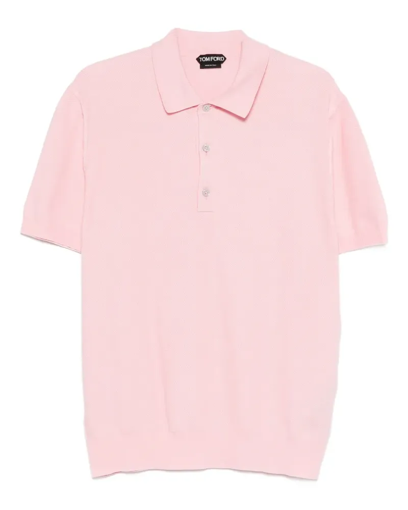 Tom Ford short-sleeve polo shirt - Rosa Rosa