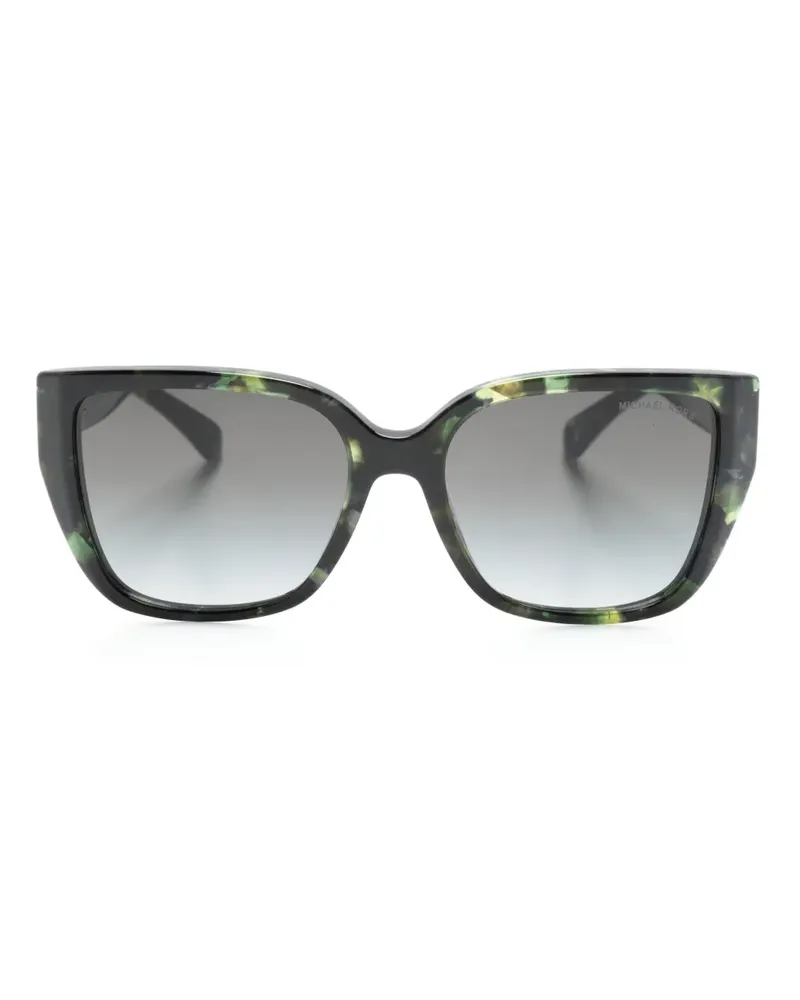 Michael Kors Sonnenbrille mit eckigem Gestell - Grün Grün