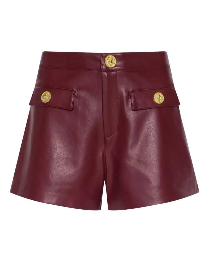 L'Agence Dionne Shorts mit Knopftasche - Rot Rot