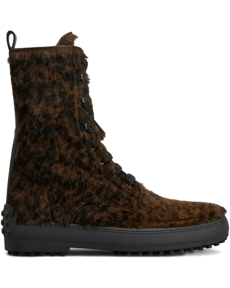 TOD'S Stiefeletten mit Schnürung - Braun Braun