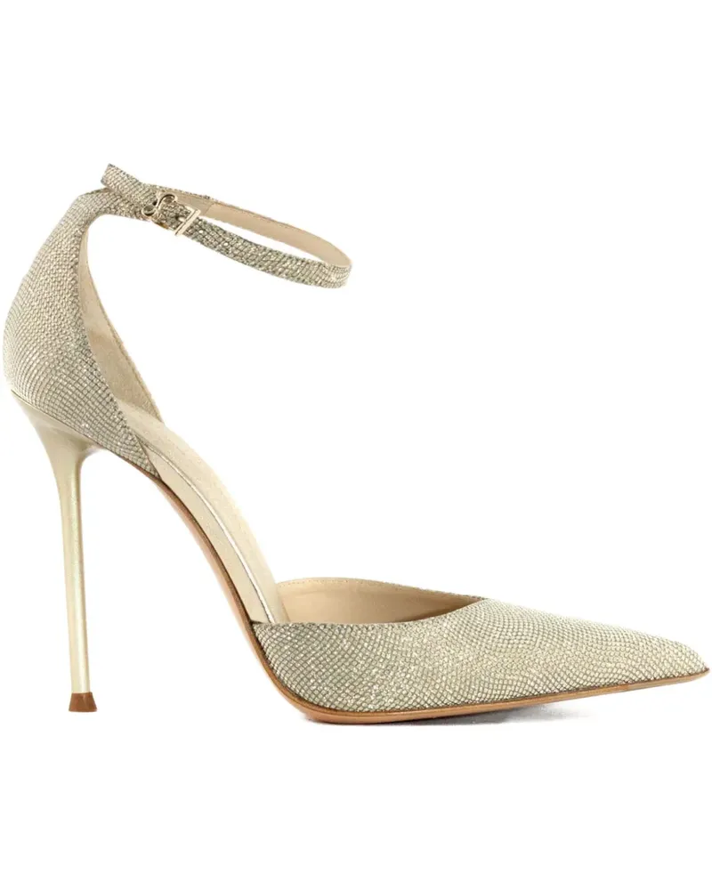 Sergio Levantesi Lany5 Pumps mit Strassverzierung 110mm - Gelb Gelb