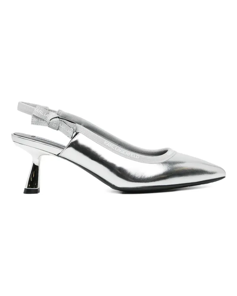 Karl Lagerfeld Panache Pumps 40mm - Silber Silber