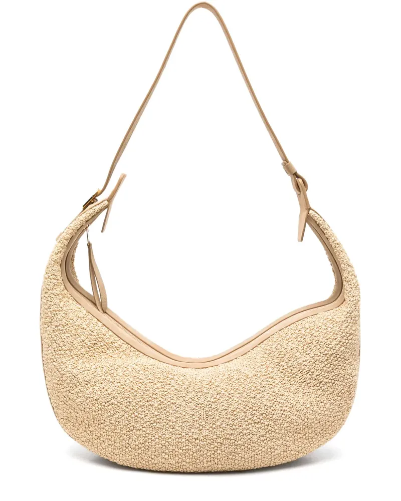KHAITE Augustina Schultertasche - Nude Nude