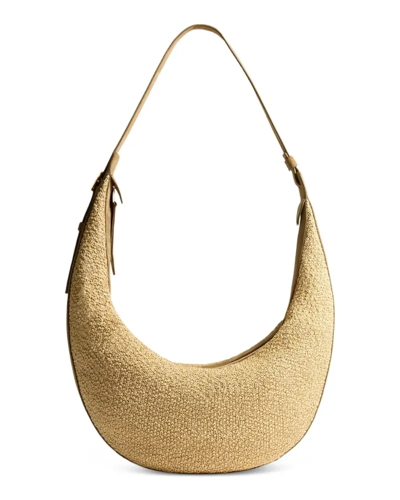 KHAITE Augustina Schultertasche - Nude Nude