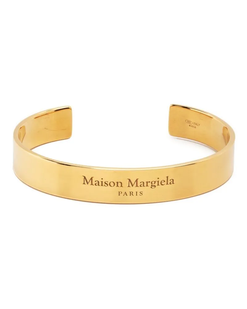 Maison Margiela Armspange mit Logo-Gravur Gold