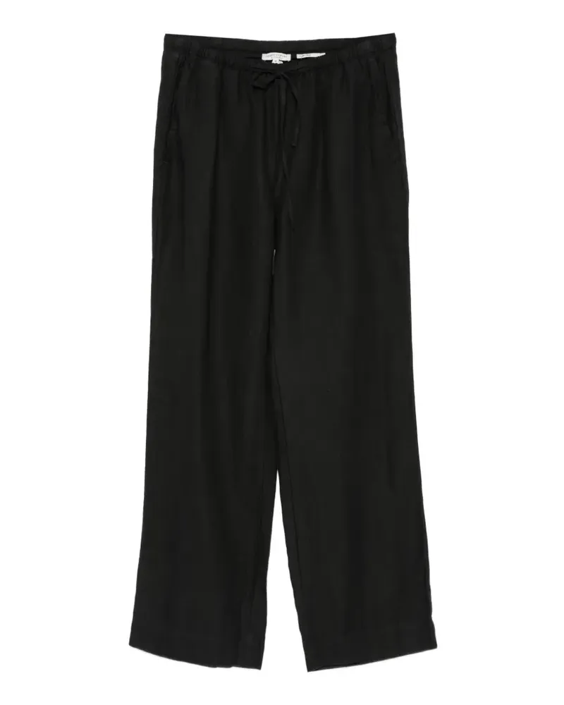 Marc O'Polo drawstring elasticated-waistband trousers - Schwarz Schwarz