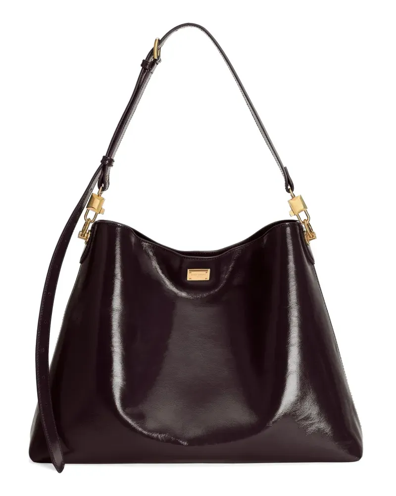 Dolce & Gabbana Umhängetasche Vittoria aus Kalbsleder - Rot Rot