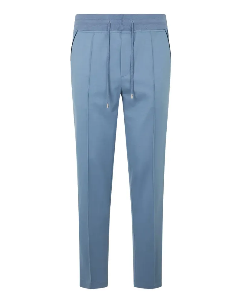 MOORER drawstring slim-fit track pants - Blau Blau