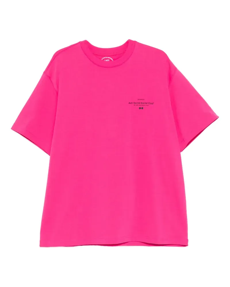 Anti Social Social Club x Songzio T-Shirt mit Logo-Print - Rosa Rosa