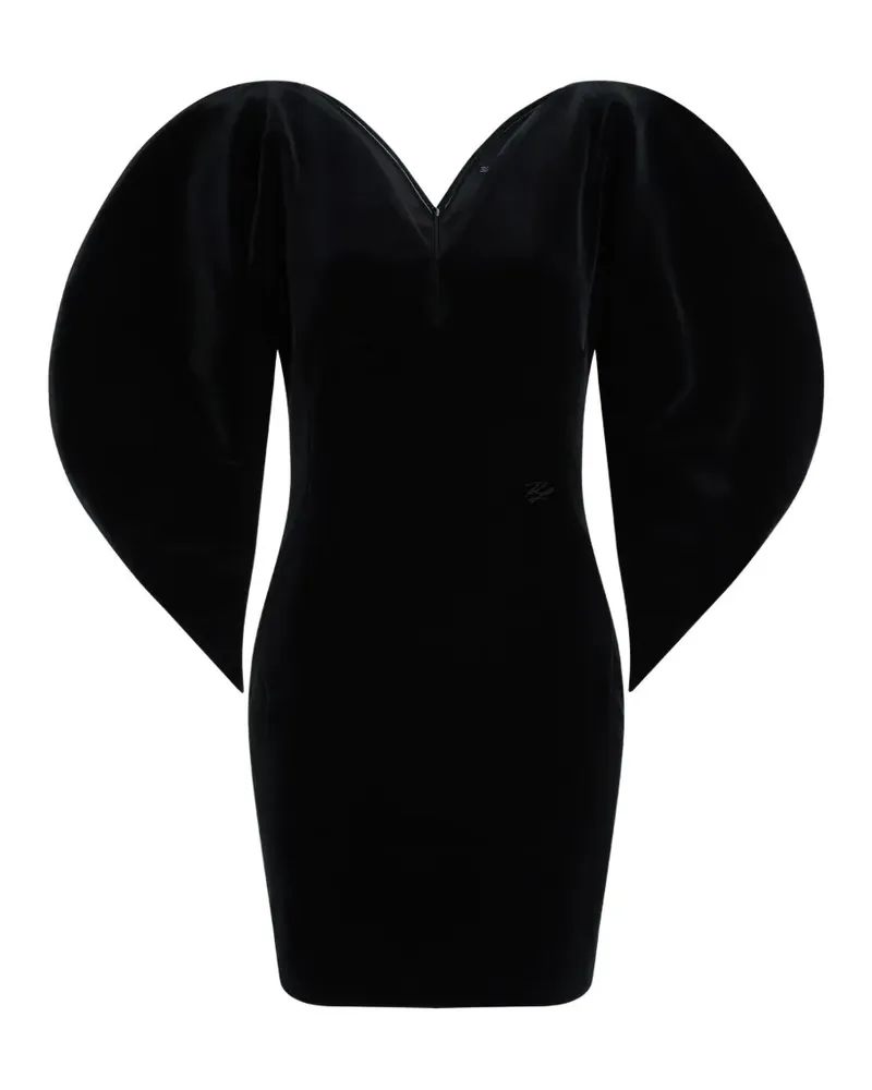 Karl Lagerfeld Karl Studio Coccon-Kleid - Schwarz Schwarz