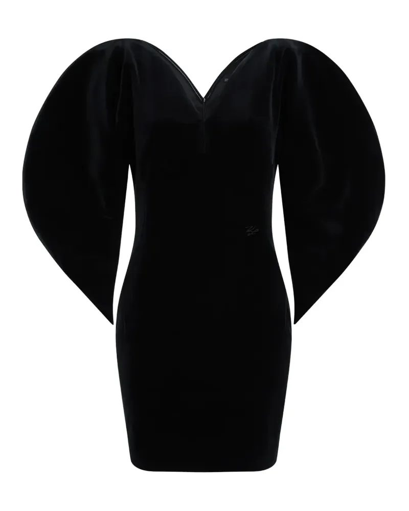 Karl Lagerfeld Karl Studio Coccon-Kleid - Schwarz Schwarz
