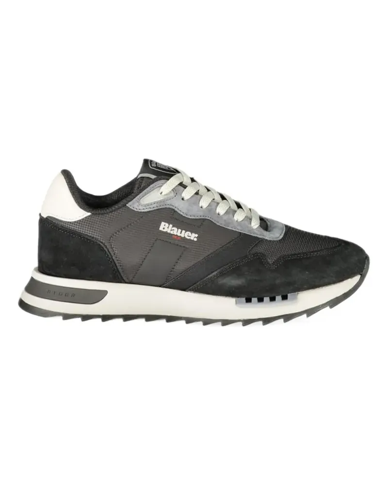 Blauer Ryder Sneakers mit Einsätzen - Schwarz Schwarz