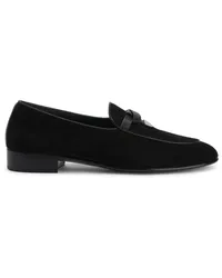 Giuseppe Zanotti Ewerton Loafer aus Wildleder Schwarz