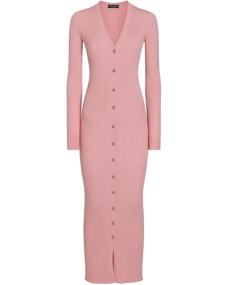 Dolce & Gabbana Langer Cardigan - Rosa Rosa